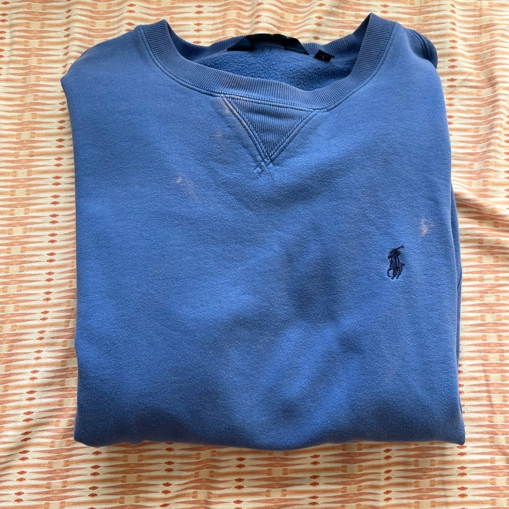 Blue mens large Ralph Lauren sweatshirt